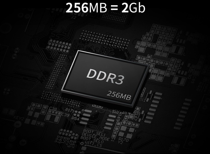 256MB DDR3 geheugen