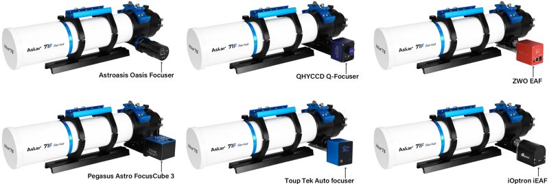 Askar 71F flat-field Quadruplet air-spaced APO